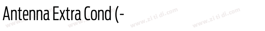Antenna Extra Cond (字体转换